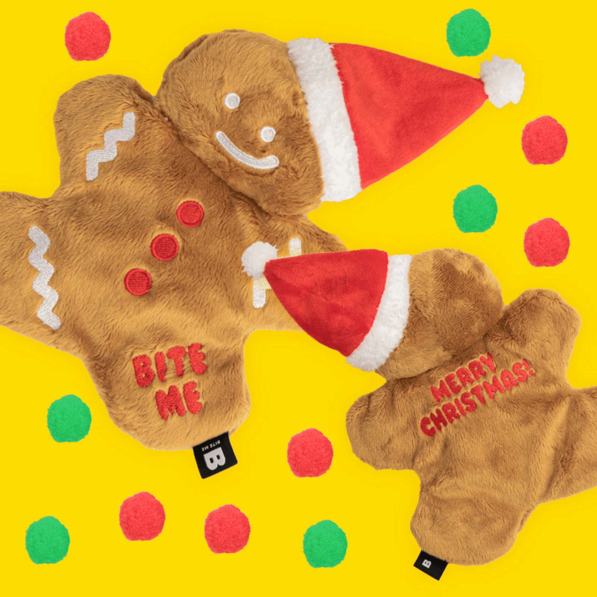 Gingerbread Hug Me Tug Toy